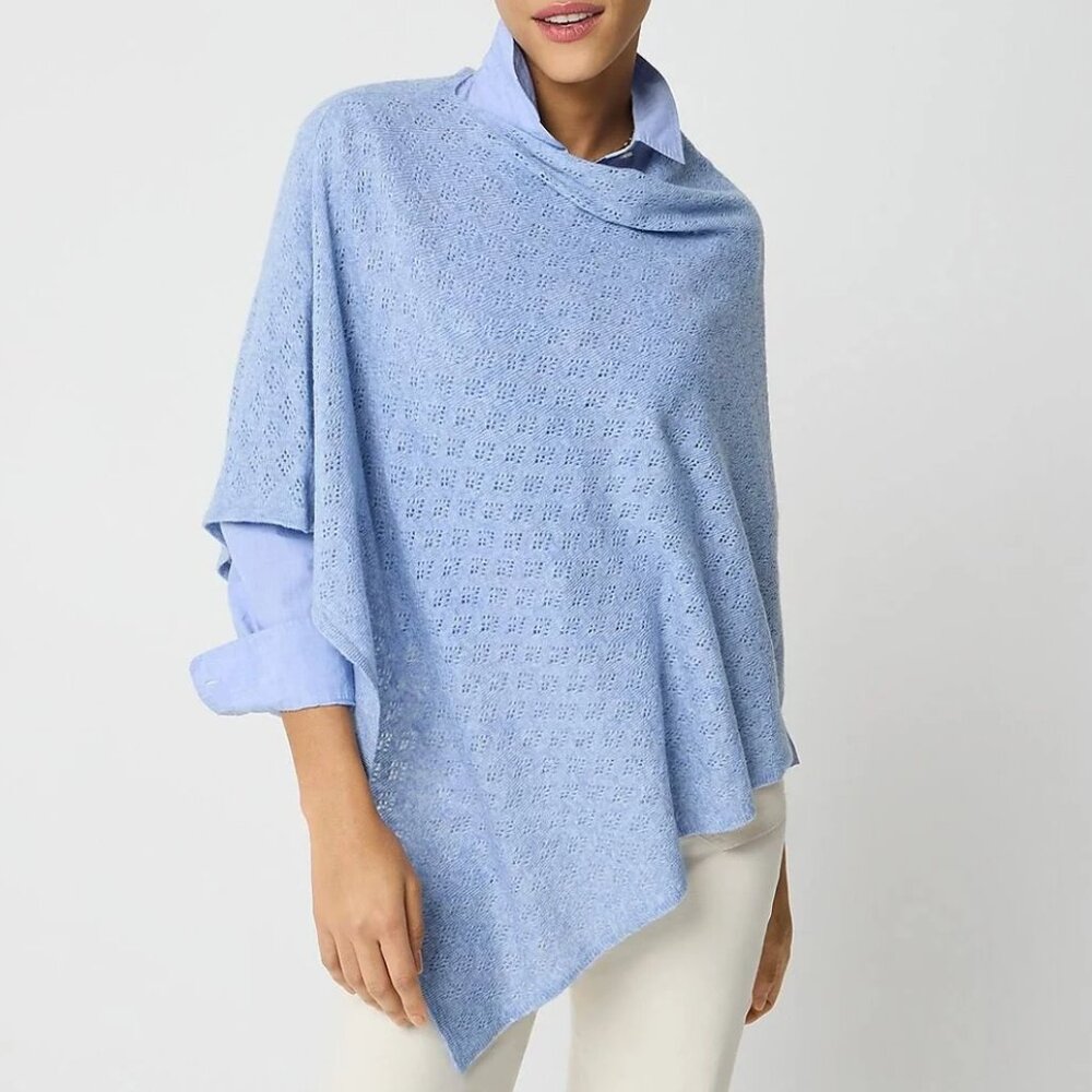 J.Crew Pointelle Poncho - New With Tags